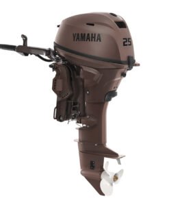 Yamaha 25hp Outboard | F25SWHC3 | Matte Brown